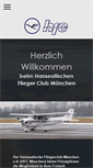 Mobile Screenshot of hfc-muenchen.de
